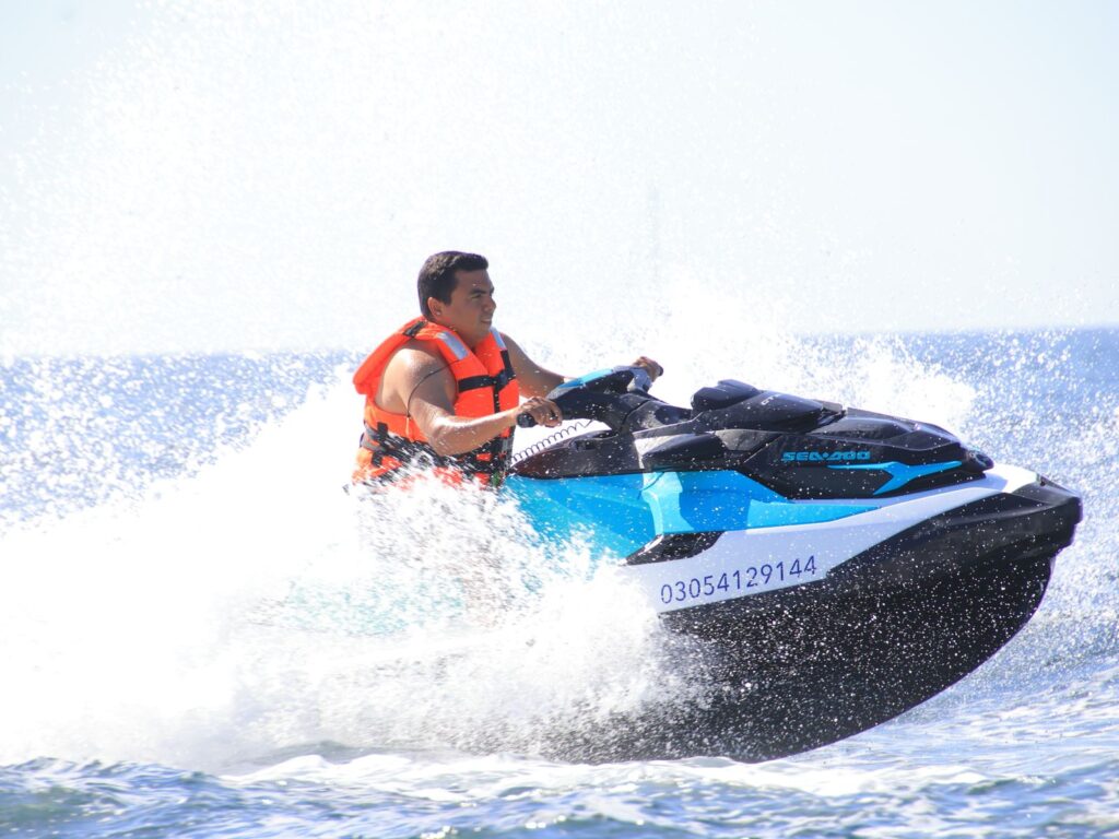 Federico Jauregui enjoying a day on the water in Los Cabos